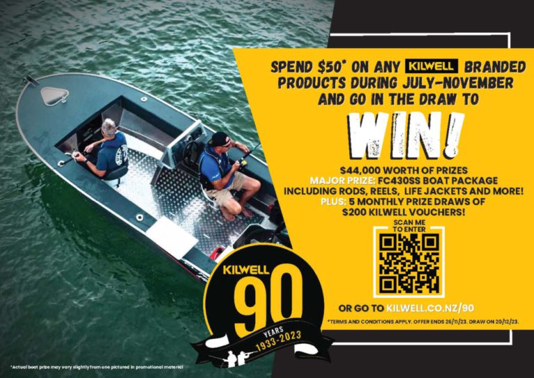 WIN THIS BOAT - 90th Anniversary Giveaway - Kilwell Fishing